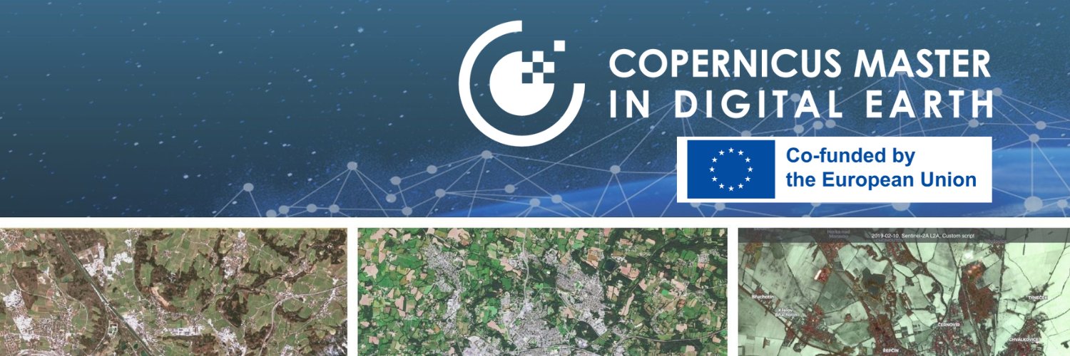 MSc CDE EMJM Copernicus Digital Earth EO*GI's banner