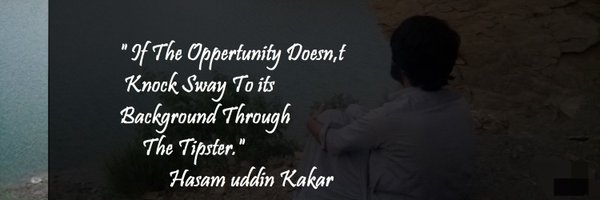 Hasam uddin Kakar Profile Banner