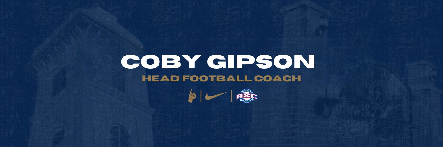 Coach Gipson's banner