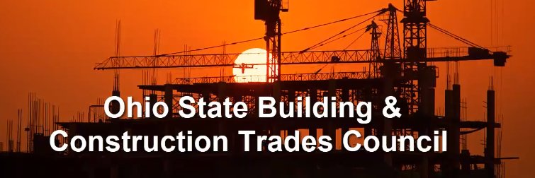 Ohio State Building & Construction Trades Council's banner