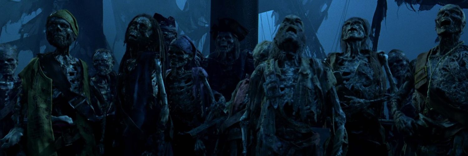 Elizabeth II Queen of zombie pirates banner