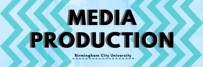 BCU Media Production banner