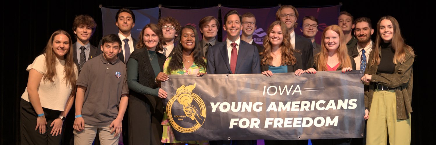 Iowa YAF's banner