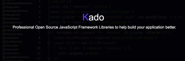 KadoJavaScript Profile Banner