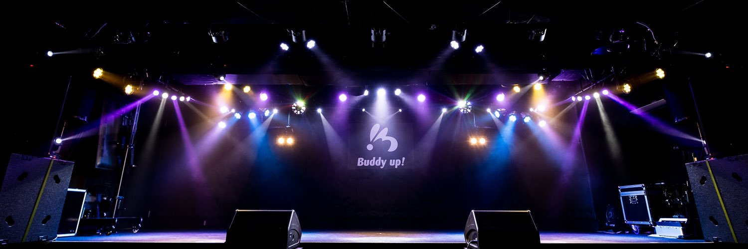 Buddy up! banner