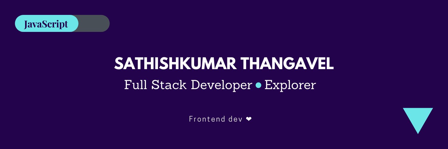 ITsathishkumar's profile banner image