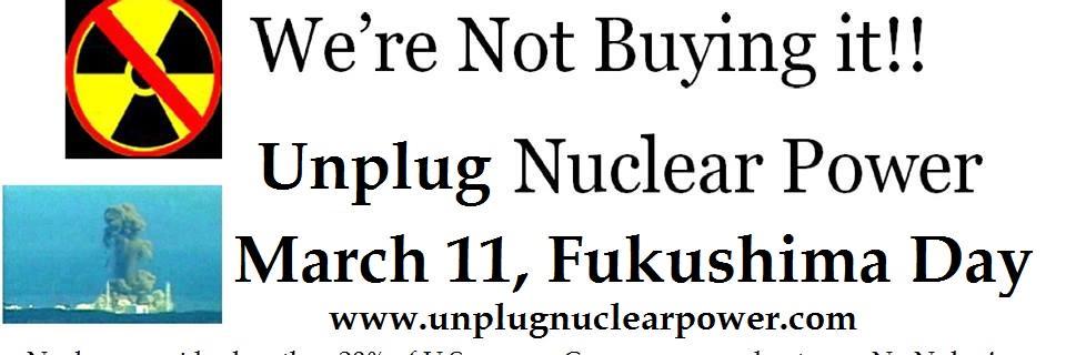 Unplug Nuclear Power banner