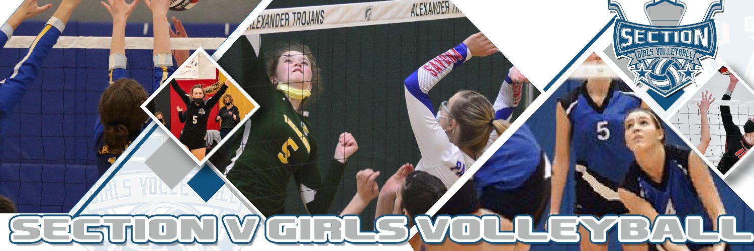 Section V Girls Volleyball banner