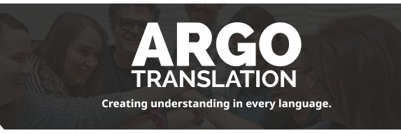 Argo Translation banner