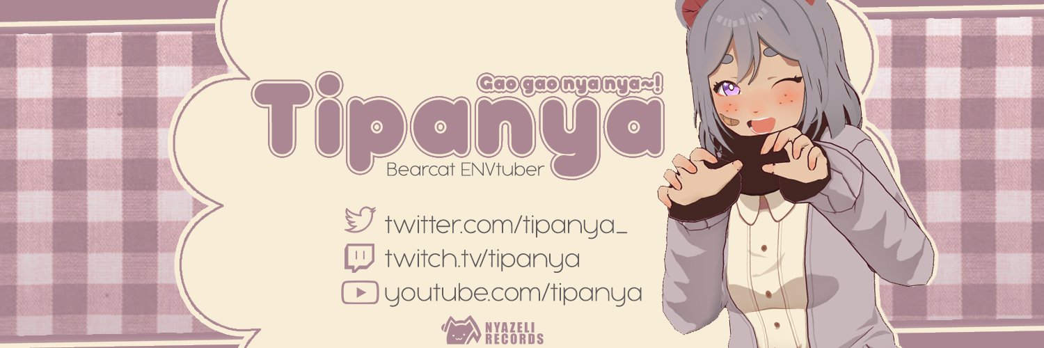 Tipanya 🐻🐱 Vtuber's banner