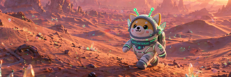 Alien Asteroid👽🐶 banner