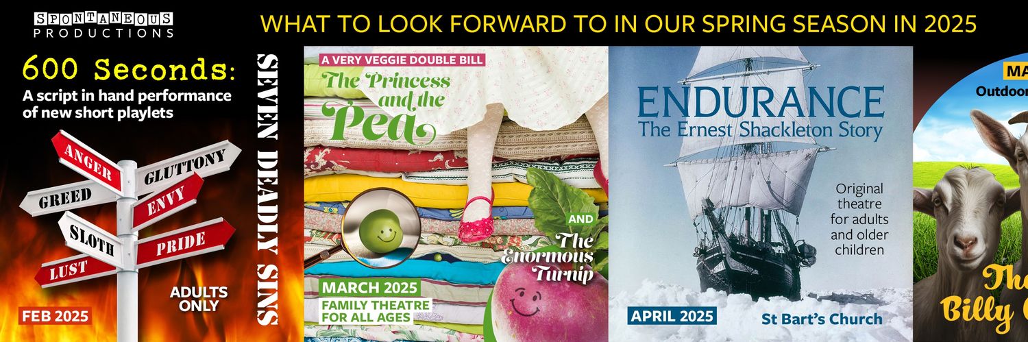 Spontaneous Productions Theatre Company banner