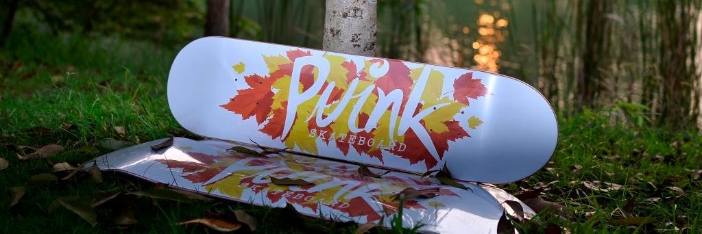 Puink skateboard banner