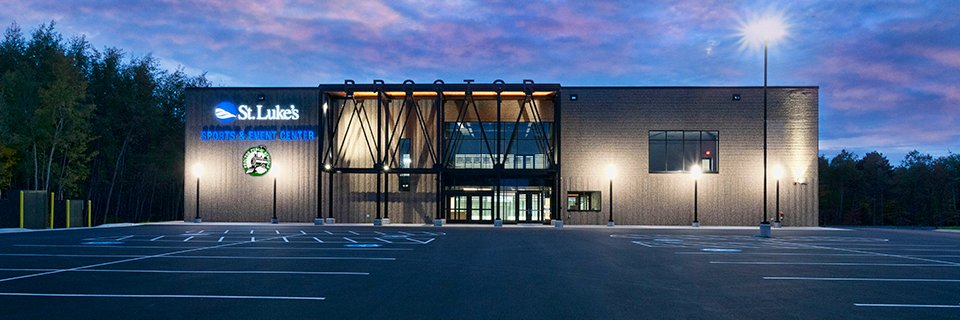 Aspirus St. Luke's Sports & Event Center banner