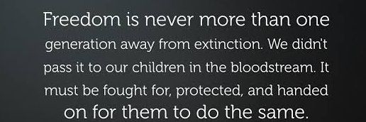 Humanity above Nation! banner