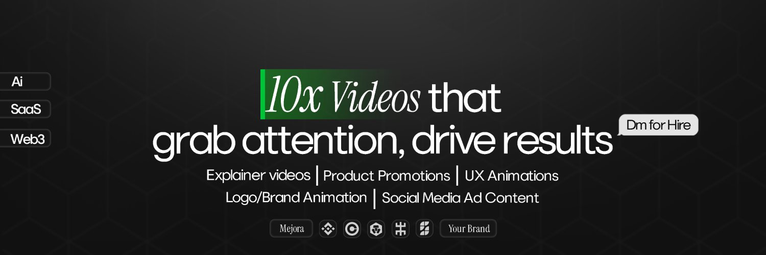 Graphicsdaniel | AI Web3 SaaS I Motion Designer banner