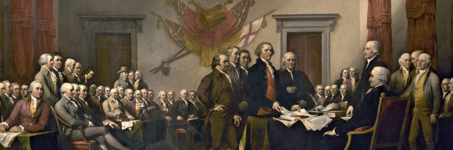 Society for the Rule of Law's banner
