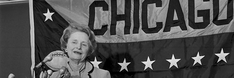 The Ghost of Virginia Halas banner