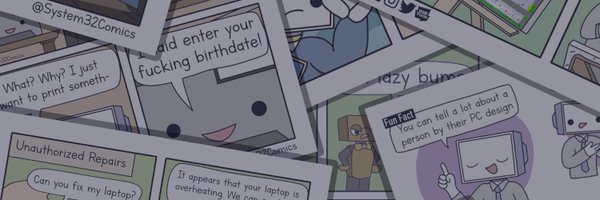 System32Comics Profile Banner