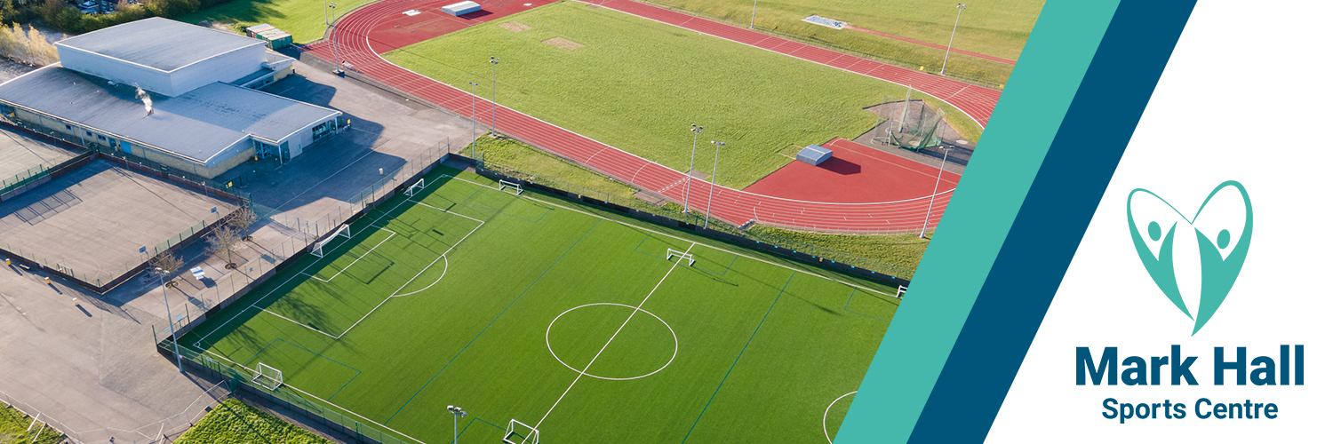 Mark Hall Sports Centre banner