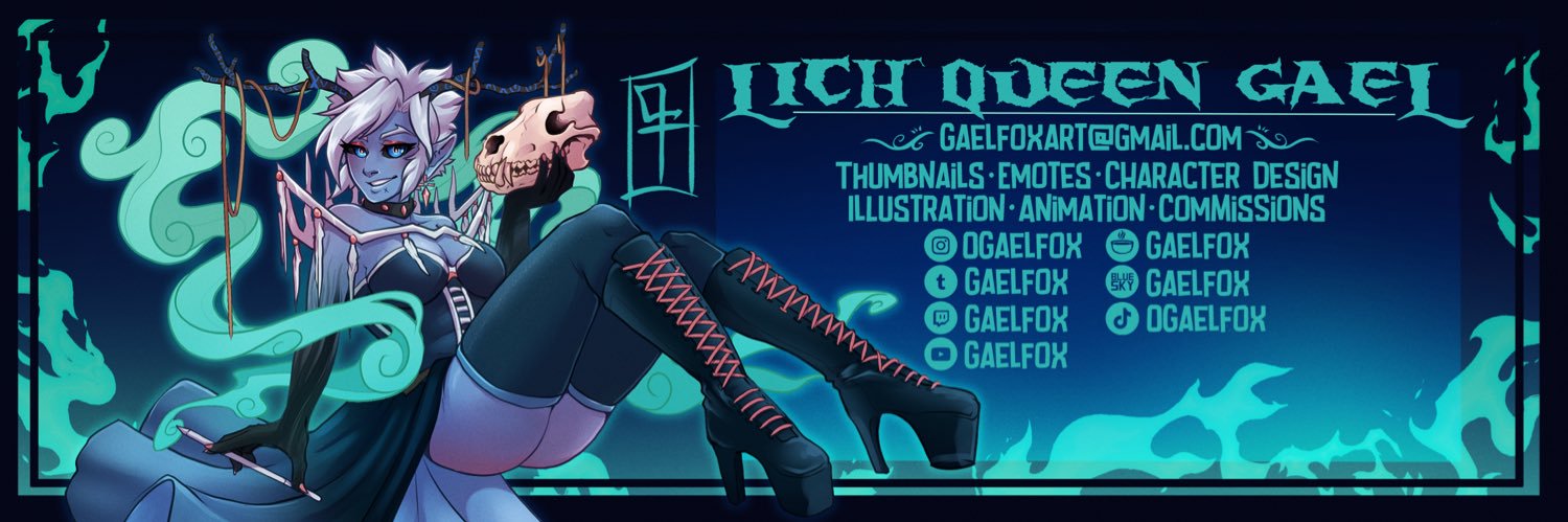 Lich Queen Gael - MOVED TO 🦋 banner