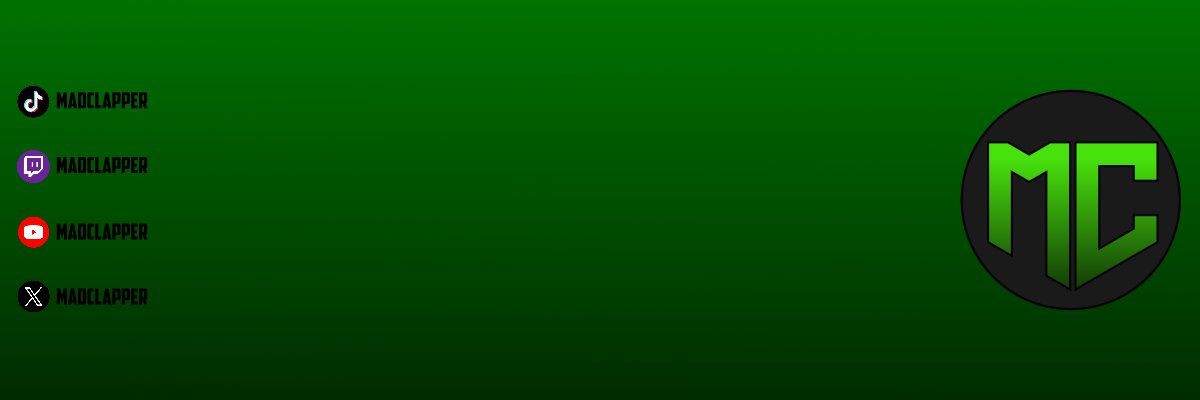 MadClapper's profile banner image
