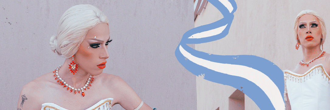 Lady banner