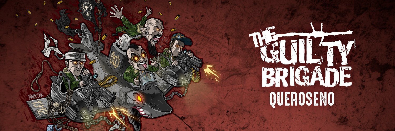 The guilty brigade banner