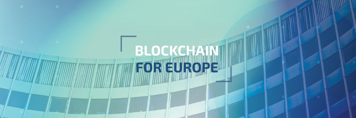 Blockchain for Europe's banner