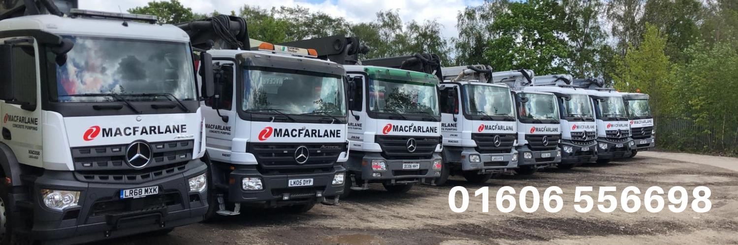Macfarlane Concrete Pumping banner