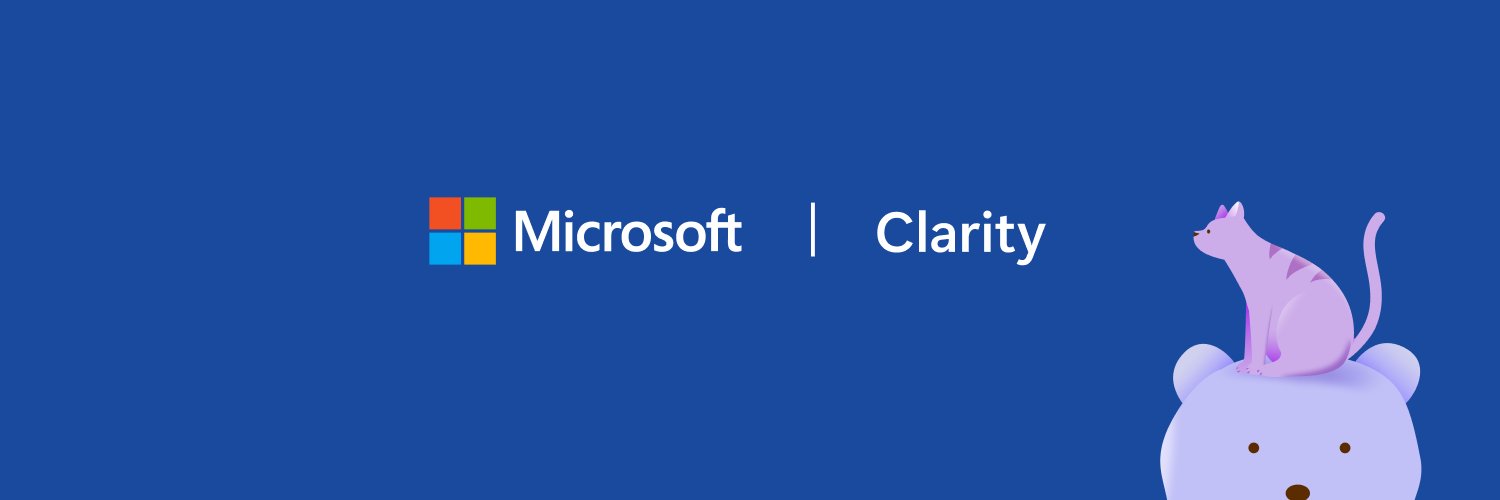 Microsoft Clarity's banner