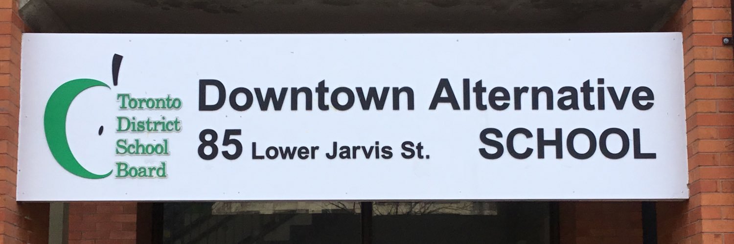 Downtown Alternative School TDSB banner