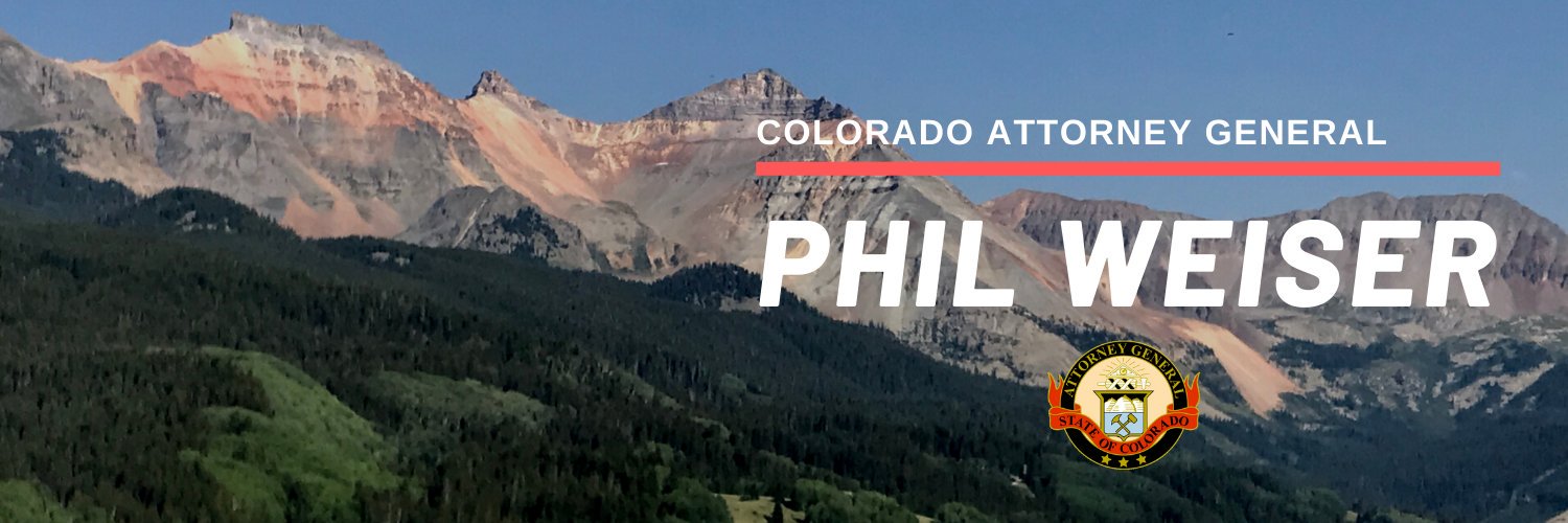 Colorado Attorney General's banner