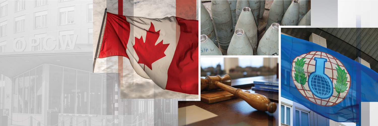 Canada at OPCW banner