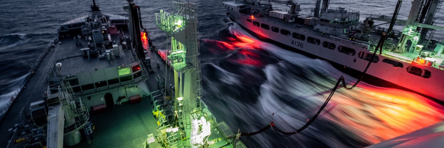 RFA Tidesurge's banner