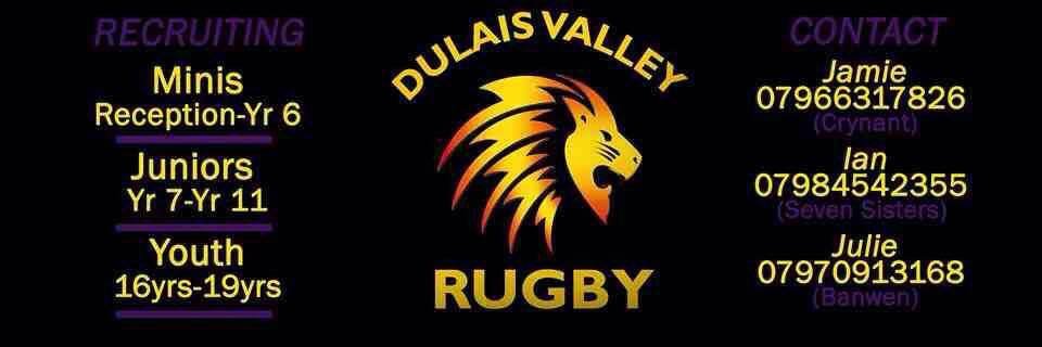 Dulais Valley Rugby banner