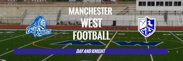 Manchester West Blue Knights Football Profile Banner
