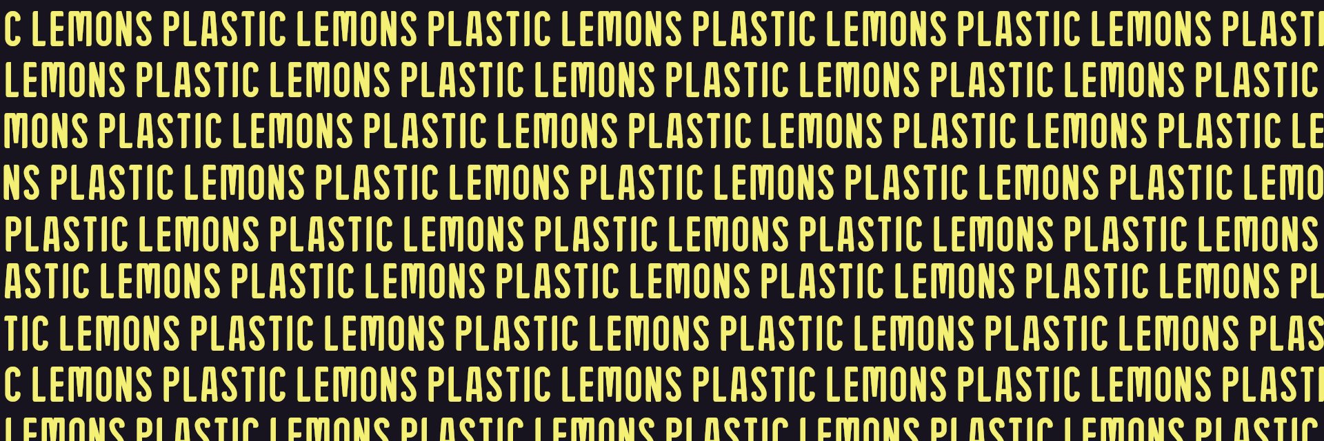 Plastic Lemons banner