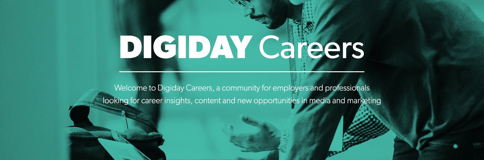 Digiday Careers banner