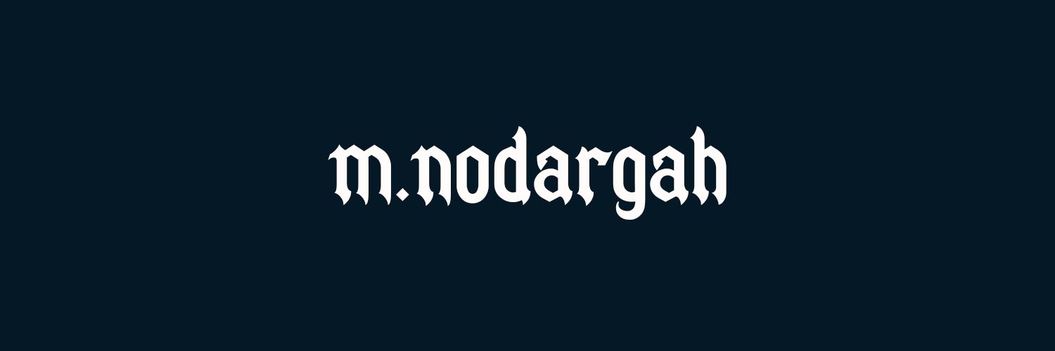 Mohammad nodargah's banner
