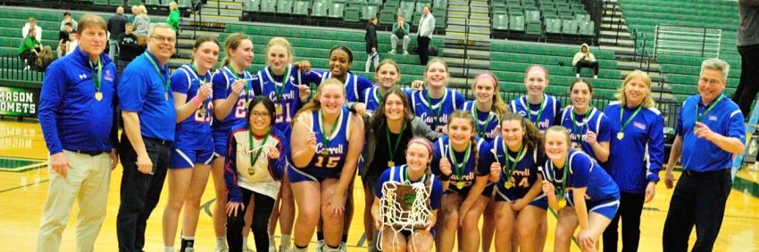 Carroll Lady Patriots Basketball banner
