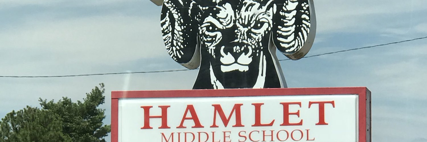 Hamlet Middle School Basketball banner