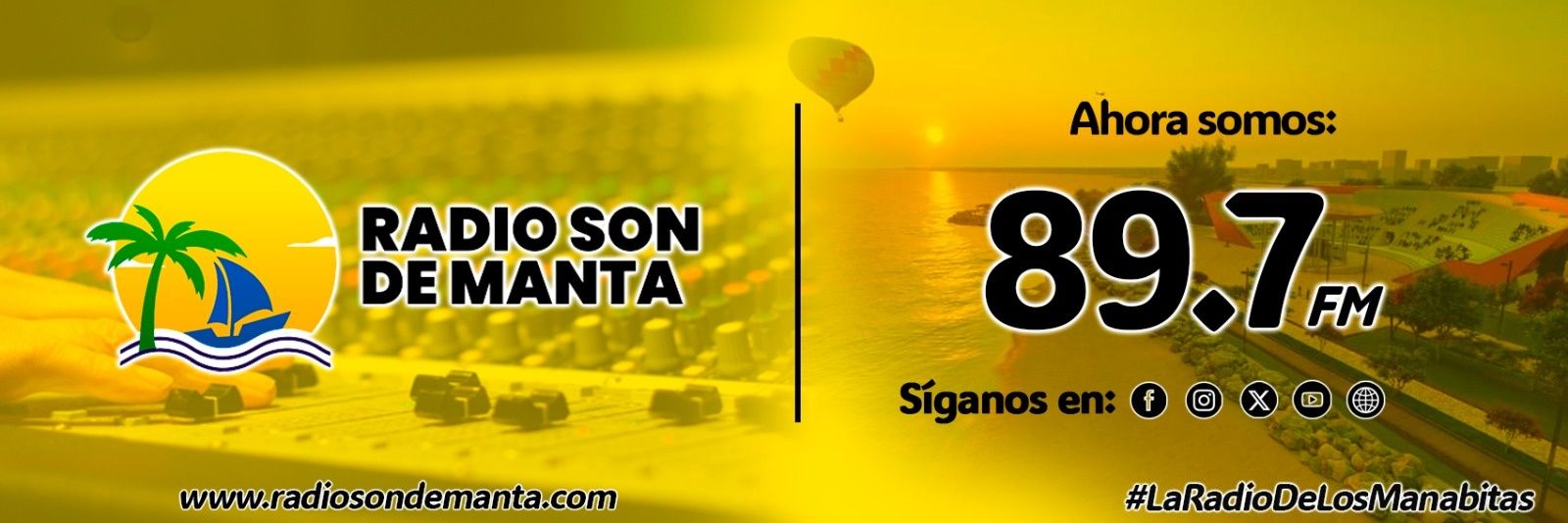 Radio Son de Manta 89.7 FM's banner
