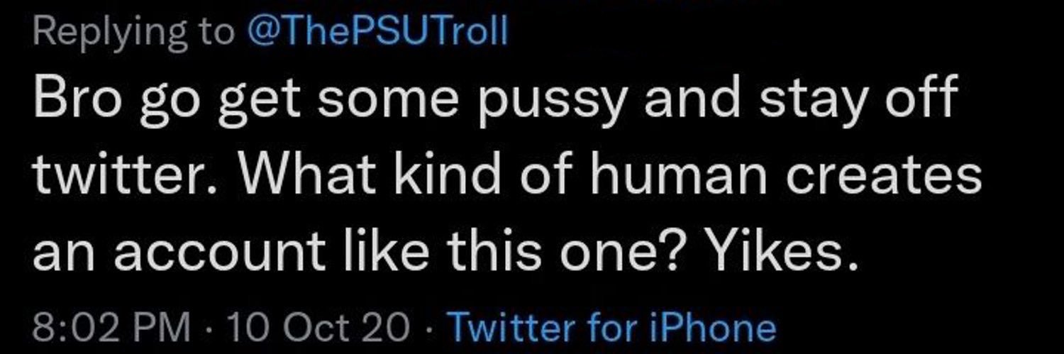 The Penn State Troll 🦁🧌 banner