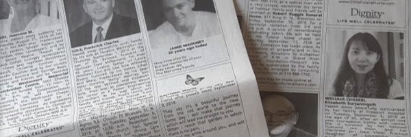 Obituary Profile Banner