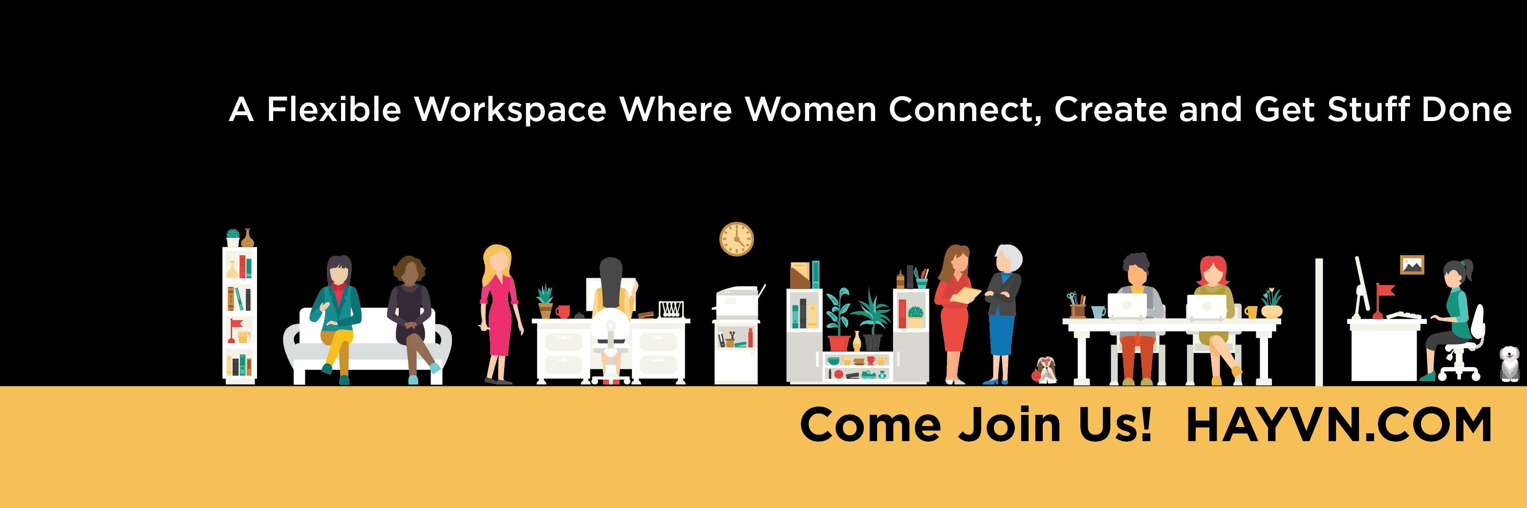 HAYVN Coworking banner