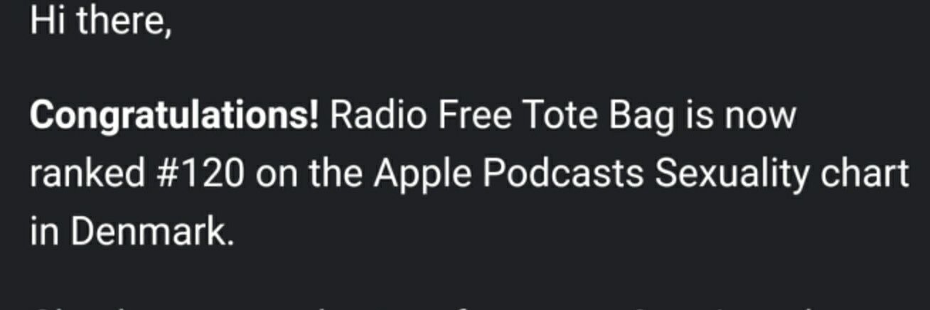 Radio Free Tote Bag banner