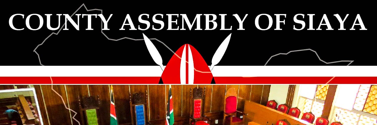 County Assembly of Siaya banner