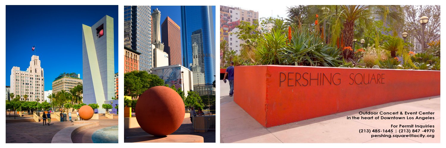 Pershing Square LA banner