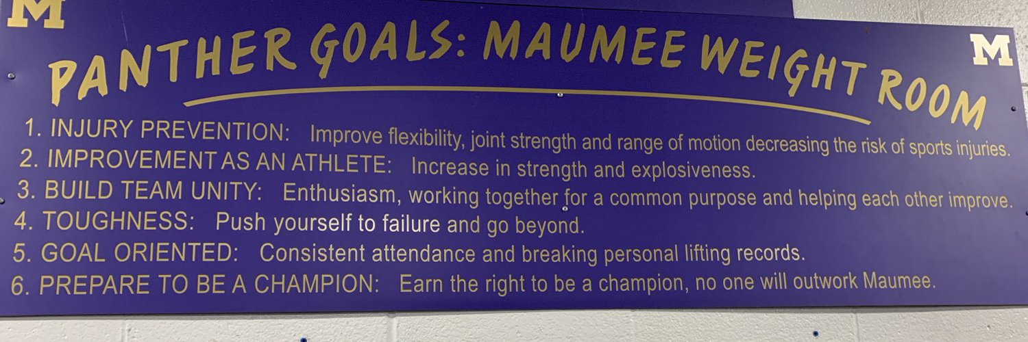 Maumee Strength and Conditioning Profile Banner